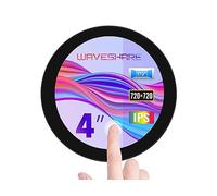 Waveshare 4inch DSI LCD, Circular Capacitive Touch Screen, 720 x 720 Pixels, 60Hz, 170° Visual Angle IPS Display Panel, up to 10-Touch, Compatible with Raspberry Pi, Fits RPi 4B/3B+/3A+/CM3/CM3+/CM4