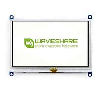 Waveshare 5 Inch Resistive Touch Screen LCD(B) 800 * 480 High Resolution HDMI USB Interface For Raspberry Pi 4/3 Model B/3B+/BB Black/Banana Pi Work as Computer Monitor for Windows 10/8.1/8/7