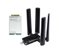 Waveshare 5G DONGLE Module, Quad Antennas, USB3.1 Port, Aluminum Alloy Heatsink, M.2 Key B Interface, with RM530N-GL 5G Module