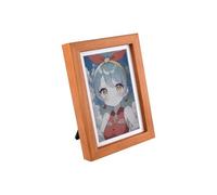Waveshare 7.3inch E6 Full Color E-Paper with Solid Wood Photo Frame, Compatible with Raspberry Pi Zero, Ultra-Long Standby, 800 × 480 Resolution