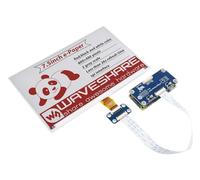 Waveshare 7.5inch E-Paper Display Hat (B) Module 800x480 Resolution 3.3v E-Ink Electronic Screen SPI Interface Red Black White Three-Color for Raspberry Pi Jetson Nano