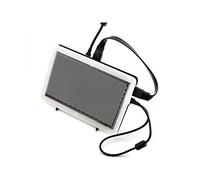 Waveshare 7 Inch Display for Raspberry Pi 4 Capacitive Touchscreen HDMI LCD (B) 800x480 Resolution Supports All Raspberry Pi/Windows 10/8.1/8/7 PC Monitor Driver Free Low Power Consumption