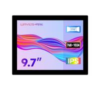 Waveshare 9.7inch Capacitive Touch Display Compatible with Raspberry Pi 5/4B/A+/B+/2B/3B/3B+/Zero W/Zero WH, 768×1024 HDMI Interface IPS Panel Supports Jetson Series Board and PC