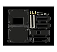 Waveshare Acrylic Case (Type A) for The Jetson Nano Developer Kit Supports Cooling Fan Easy Access to Peripheral Connectors Dust Resistance