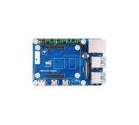 Waveshare Adaptador CM4 A Pi 4B para Raspberry Pi CM4 con GPIO PoE Compatible con , Placa de Expansión Ethernet USB 3.0 para RPi 4B