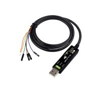 Waveshare Cable de Módulo Serie USB A TTL (D) Industrial FT232RNL 300bps-3Mbps para Módulo de Depuración de Puerto Serie Raspberry Pi 5