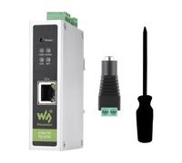 Waveshare Can FD Protocol Converter, Can FD to Eth Bidirectional Data Communication, Supports 5 Data Conversion Modes and Can 2.0A/2.0B Protocols, Rail-Mount Support