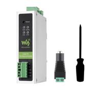 Waveshare Can FD Protocol Converter, Can FD to RS232/RS485 Bidirectional Data Communication, Supports 5 Data Conversion Modes and Can 2.0A/2.0B Protocols, Rail-Mount Support