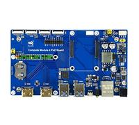 Waveshare Compute Module 4 CM4 IO Board with PoE Feature Compatible with Raspberry Pi CM4 Compute Module 4