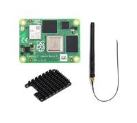 Waveshare Compute Module 4 Package, paquete con Raspberry Pi oficial CM4102008, un kit de antena y un disipador de calor (3 artículos)