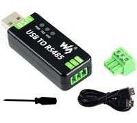 Waveshare Convertidor USB a RS485 Adaptador Industrial Original FT232RL y SP485EEN de comunicación rápida, circuitos de protección Integrados, Fusible reiniciable, protección ESD