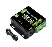 Waveshare Convertidor USB a RS485/RS232/TTL industrial digital aislado con CH343G en el interior, conversión multiprotocolo y multitipo, compatible con Windows 11/10/8.1/8/7, Linux, Android, Mac, etc.