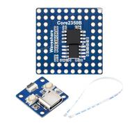 Waveshare Core2350B Core Board, Based On Raspberry Pi RP2350B Dual-Core & Dual-Architecture Microcontroller, Operating Frequency Up to 150MHz, 8MB PSRAM, Bundle with Adapter and Cable