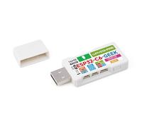 Waveshare ESP32-C6 Geek Development Board, with 1.14inch 65K Color LCD Display, 240x135 Resolution, Supports 2.4GHz Wi-Fi 6 and BLE 5, USB-A Male Port, with White Plastic Case