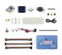 Waveshare ESP32-C6 Series Basic Kit, Quick Start with Rich Tutorials and Resources, Compatible with Arduino, MicroPython, andnd ESP-IDF Programming,Contains ESP32-C6-Zero Dev Board