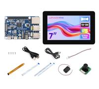 Waveshare ESP32-P4-WIFI6-DEV-KIT High-Performance Development Board, Based on ESP32-P4 & ESP32-C6, Supports Wi-Fi 6, Bluetooth 5 & BLE 5, Bundle with Board, 7inch Screen