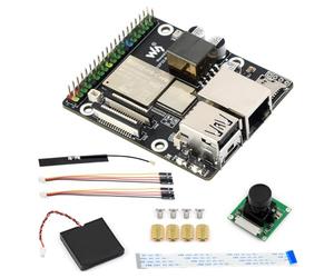 Waveshare ESP32-P4-WIFI6-POE-ETH-C Development Board with Raspberry Pi Camera (B), Based On ESP32-P4 and ESP32-C6, Supports Wi-Fi 6 and BT 5 (LE), with Integrated PoE Module For PoE Power Supply