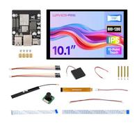 Waveshare ESP32-P4-WIFI6-POE-ETH-D Development Board with RPi Camera (B) and 10.1inch DSI Display, Based On ESP32-P4&ESP32-C6, Support WiFi6& BT5(LE), with Integrated PoE Module For PoE Power Supply
