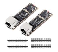 Waveshare ESP32-S3 Eth Development Board(2PCS), 10/100Mbps RJ45 Ethernet Port, Wi-Fi & BT Support, 240MHz Dual Core Processor, Onboard Type-C Port and TF Card Slot, Board Only
