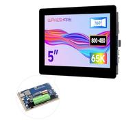 Waveshare ESP32-S3 Pantalla táctil capacitiva de 5 pulgadas + placa de desarrollo, táctil de 5 puntos, procesador LX7 de doble núcleo de 32 bits, frecuencia de hasta 240 MHz, compatible con WiFi,