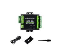 Waveshare FT4232HL Convertidor de Interfaz USB una RS232/485 Aislamiento Industrial para Linux Android Windows 11/10/8.1/8/7