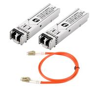 Waveshare Gigabit SFP Optical Transceiver, LC, Multi-Mode Dual-Fiber | Supports Hot-Swappable Operation, Plug-and-Play