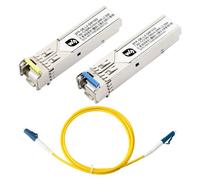 Waveshare Gigabit SFP Optical Transceiver, LC, Single-Mode Single-Fiber | Supports Hot-Swappable Operation, Plug-and-Play