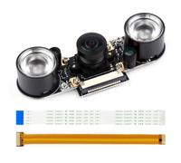 Waveshare IMX219-160IR Camera Supports NVIDIA Jetson Nano Developer Kit Compute Module 3/3+, 8 Megapixels Infrared Night Vision 160° FOV Suits for AI Projects