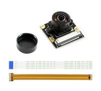Waveshare IMX219-200 Camera Applicable for Jetson Nano Developer Kit Compute Module 3/3+, 8 Megapixels 200° FOV Suits for AI Projects Face and License Plate Recognition Road Mark Detection