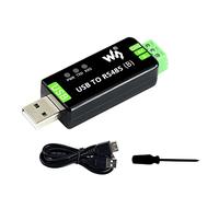 Waveshare Industrial USB to RS485 Converter with Original CH343G and SP485EEN 300bps ~ 3Mbps Baudrate Built-In Lightningproof Tube,Resettable Fuse, ESD and TVS Protection Circuits