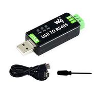 Waveshare Industrial USB to RS485 Converter with Original FT232RL 300-921600bps Baudrate Built-in Embedded Protection Circuits,Resettable Fuse, ESD Protection, TVS diode