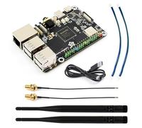 Waveshare LF Aura High-Performance Linux Development Board, Rockchip RV1126B Quad-Core 1.6GHz Processor, 3 Tops Computing Power, 4K Encoding and Decoding, 2GB RAM, 64GB eMMC Flash