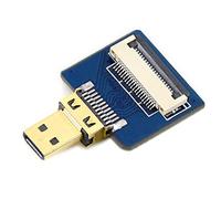 Waveshare Micro HDMI Plug Adapter for DIY HDMI Cable, Horizontal/Straight Connector
