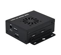 Waveshare Mini-Computer Based On Raspberry Pi Compute Module 4 (Not Included) Mini IO Board Lite Ver Metal Case with Cooling Fan
