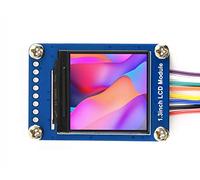 Waveshare Módulo de pantalla LCD de 1,3 pulgadas Pantalla IPS 240x240 Resolución HD con controlador integrado Comunicación a través de interfaz SPI Compatible con Raspberry Pi/Jetson Nano/STM32