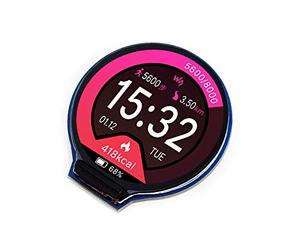 Waveshare - Módulo de Pantalla LCD Redonda para Raspberry Pi/Jetson Nano 65K RGB Colors 240 × 240 con Interfaz SPI integrada GC9A01 Driver