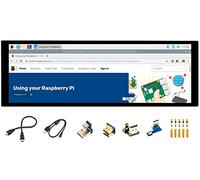 waveshare Monitor LCD LCD de 7.9 pulgadas, pantalla táctil capacitiva LCD IPS de 7.9 pulgadas, 400 x 1280, cubierta de vidrio endurecido compatible con Raspberry Pi/Jetson Nano/PC/Windows 10/Raspbian