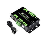 Waveshare Multibus Converter USB/RS485/RS232/TTL - Convertidor aislado industrial compatible con USB/RS232/TTL a RS232/485/TTL, circuitos de protección múltiple integrados, mejor compatibilidad