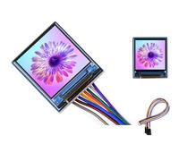 Waveshare - Panel de visualización IPS de módulo LCD de 0.86 pulgadas, resolución de 128 x 128, colores de pantalla RGB de 65 K, controlado a través de bus SPI compatible con Raspberry