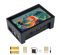 Waveshare Pantalla LCD DSI de 4.3 Pulgadas con Estuche para Raspberry Pi 4B, Monitor de Pantalla Táctil Capacitiva 800×480 IPS Pantalla, Compatible con Raspbian/Ubuntu/Kali / WIN10 IoT