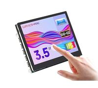 waveshare Pantalla LCD IPS táctil capacitiva HDMI de 3.5 pulgadas (E) 640 × 480 resolución de hardware con conector de audio compatible con Jetson Nano Tinker Board 2/PC/Raspberry Pi 4B/3B+/3 etc.