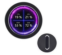 waveshare Pantalla LCD redonda de 2.8 pulgadas, enfriador de CPU/GPU, negro