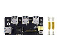 Waveshare PCIe TO USB 3.2 Gen1 Adapter Designed For Raspberry Pi Compute Module 4 IO Board 4X High Speed USB Ports