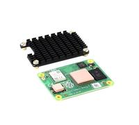 Waveshare Pi Compute Module 4 with Heatsink, 1GB RAM and 8GB Flash Memory eMMC, with WiFi Module, High Speed, Large Memory and Low Power Consumption