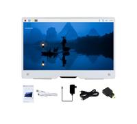 Waveshare Pi Monitor Kit, Comes with an Official Raspberry Pi 15.6inch Monitor, 1920×1080 Resolution, Standard HDMI Port, IPS, VESA Mounting Support, with Angle-Adjustable Stand and Speakers