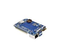 Waveshare Placa Base para Módulo de Cómputo para Raspberry Pi 5 JST-SH VENTILADOR USB Compatible con RJ45 Gigabit Ethernet Ranura M.2 para