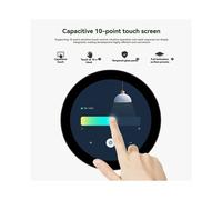 Waveshare Placa de Desarrollo ESP32-P4 con Pantalla Táctil LCD de 3,4 Pulgadas y Panel IPS de 800 X 800, Compatible con Interacción de Voz DeepSeek