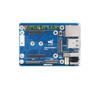 Waveshare Placa de ExpansióN CM4-IO-BASE-C para Raspberry Pi CM4 Placa de ExpansióN BáSica VersióN Avanzada RJ45+M.2 M KEY