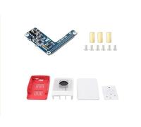 waveshare PoE HAT (G) para Raspberry Pi 5, placa de expansión Power Over Ethernet HAT (G) viene con funda oficial Raspberry Pi 5, estándar de red IEEE 802.3af/at, salida de 5 V 5 A