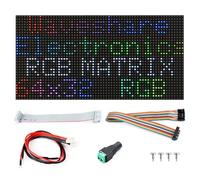 Waveshare RGB Full-Color LED Matrix Panel, 2.5mm Pitch, 64×32 Pixels, Adjustable Brightness, GOB Version